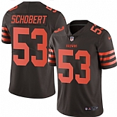 Nike Men & Women & Youth Browns 53 Joe Schobert Brown Color Rush Limited Jersey,baseball caps,new era cap wholesale,wholesale hats
